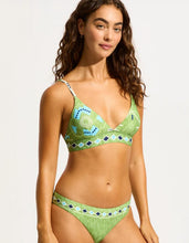 Load image into Gallery viewer, KASBAH BANDED BRALETTE - SAGE