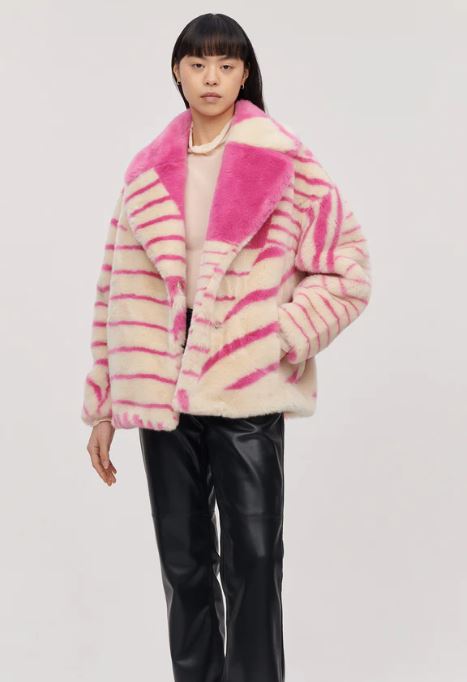 Rita Faux Fur - Bubblegum Pink