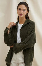 Load image into Gallery viewer, Delphine Soft Cord Overshirt
