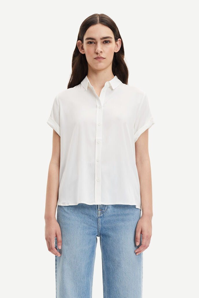 Majan SS Shirt - Clear Cream