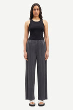 Load image into Gallery viewer, Uma Trousers - Grey Pinstripe
