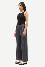 Load image into Gallery viewer, Uma Trousers - Grey Pinstripe
