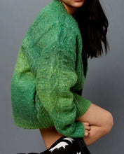 Load image into Gallery viewer, Green Jade Ombre Cardigan
