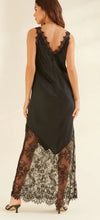 Load image into Gallery viewer, Solange Slip Dress - Black
